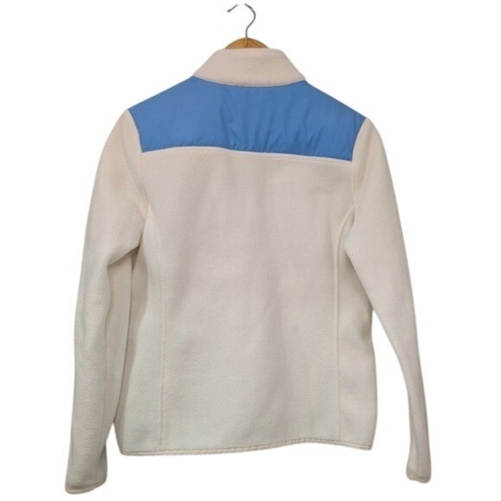 Vineyard Vines Fleece 1/4 Zip Pullover Cream Blue Women's - Size XS/S‎ - Picture 3 of 8